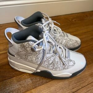 Nike Air Jordan Dub Zero size 6Y White / Grey
